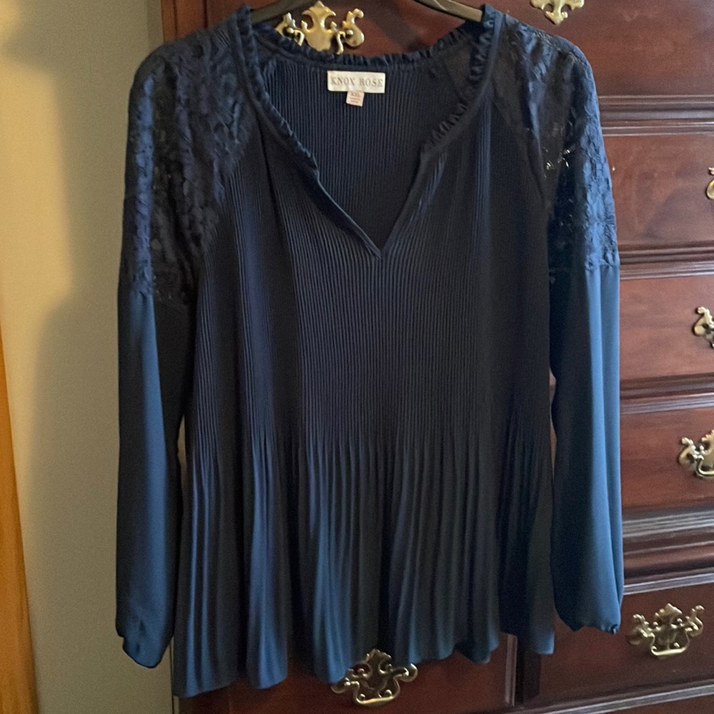 XXL beautiful blue blouse